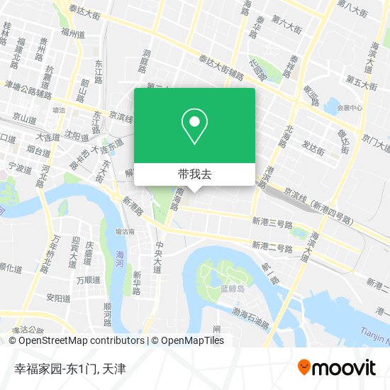 幸福家园-东1门地图