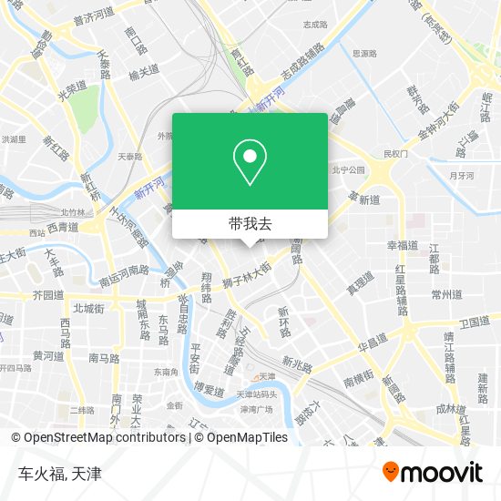车火福地图