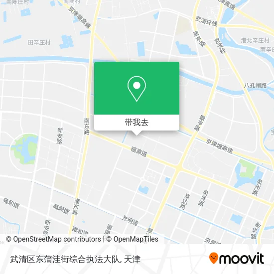 武清区东蒲洼街综合执法大队地图
