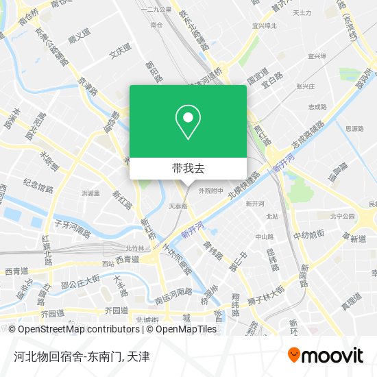 河北物回宿舍-东南门地图