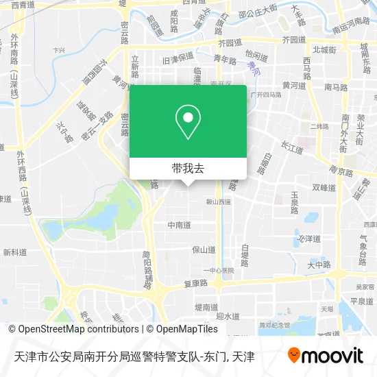 天津市公安局南开分局巡警特警支队-东门地图