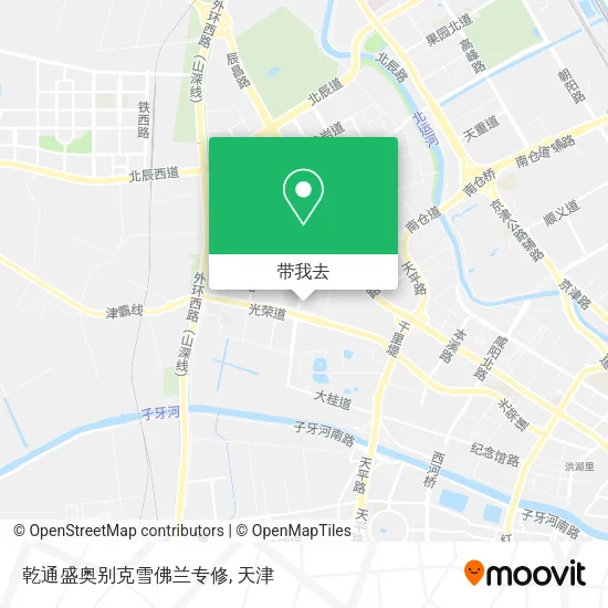 乾通盛奥别克雪佛兰专修地图