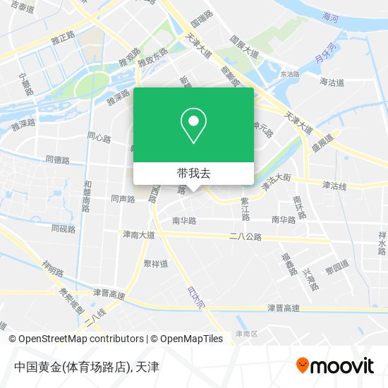 中国黄金(体育场路店)地图