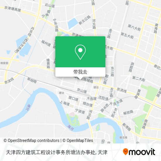 天津四方建筑工程设计事务所塘沽办事处地图