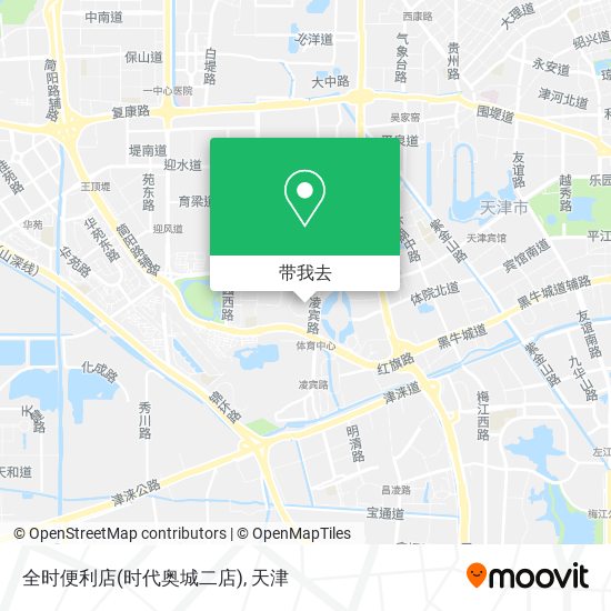 全时便利店(时代奥城二店)地图