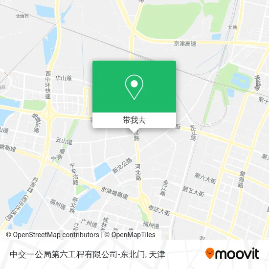中交一公局第六工程有限公司-东北门地图