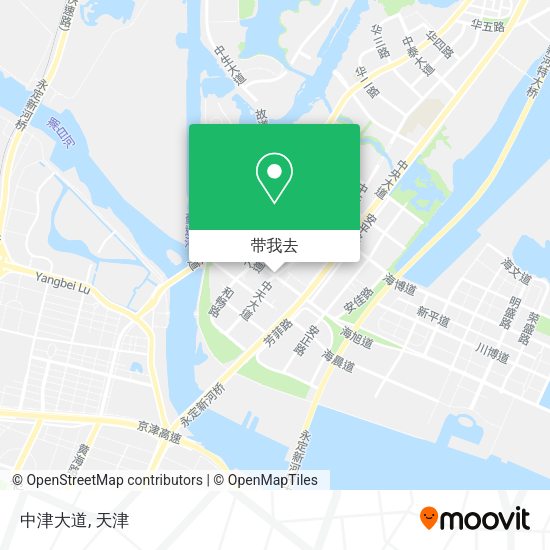 中津大道地图