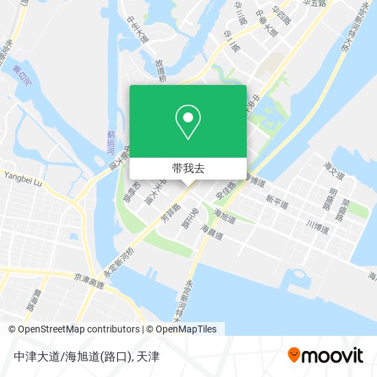 中津大道/海旭道(路口)地图