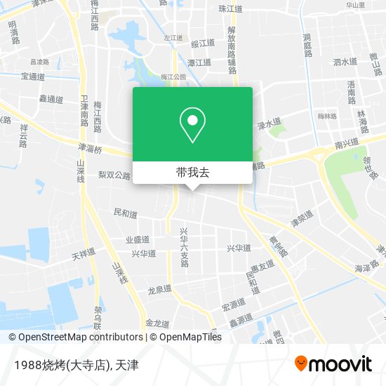 1988烧烤(大寺店)地图
