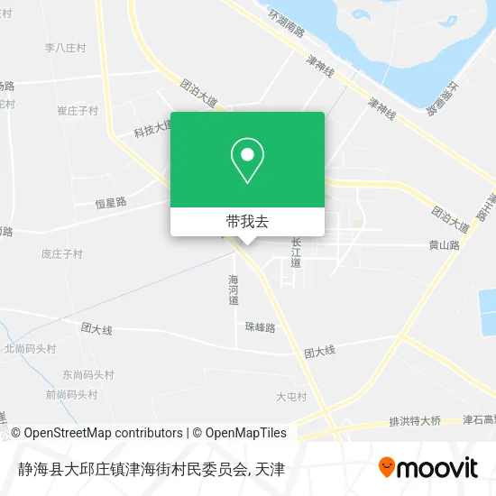 静海县大邱庄镇津海街村民委员会地图