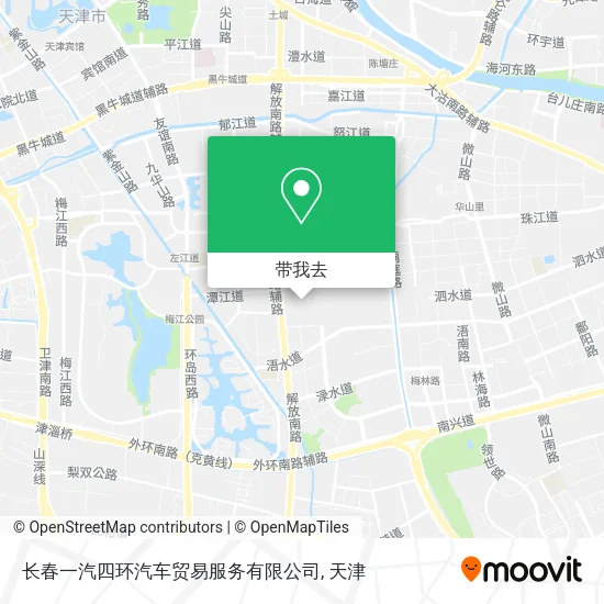 长春一汽四环汽车贸易服务有限公司地图