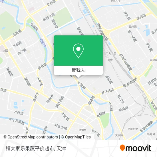 福大家乐果蔬平价超市地图