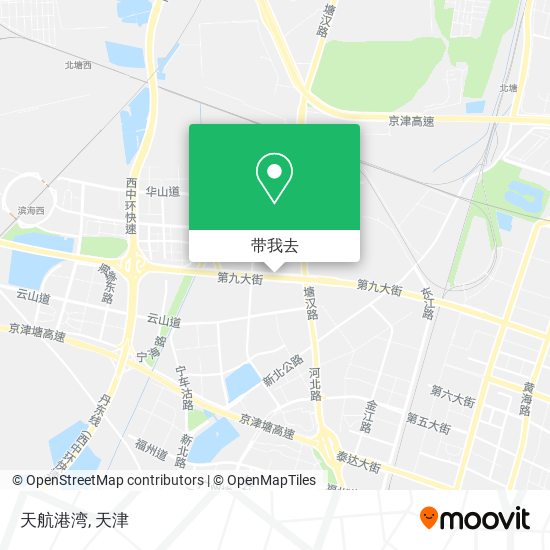 天航港湾地图