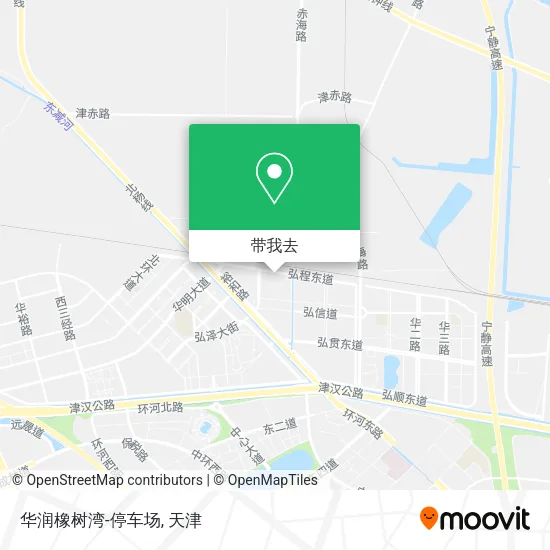 华润橡树湾-停车场地图