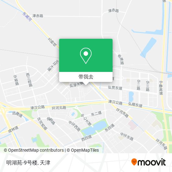 明湖苑-9号楼地图