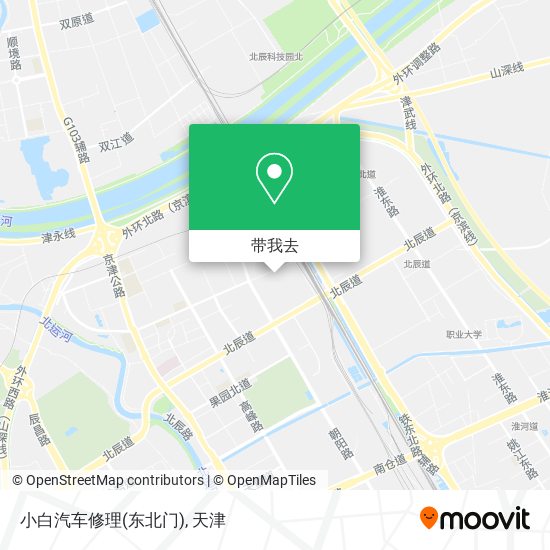 小白汽车修理(东北门)地图