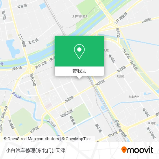 小白汽车修理(东北门)地图