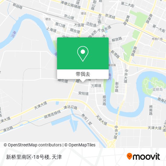 新桥里南区-18号楼地图