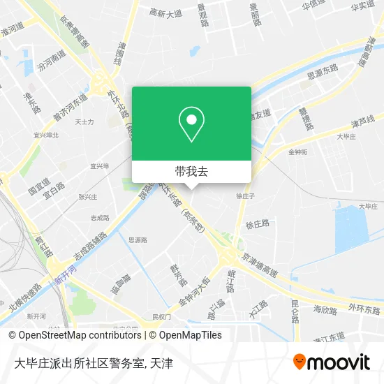 大毕庄派出所社区警务室地图