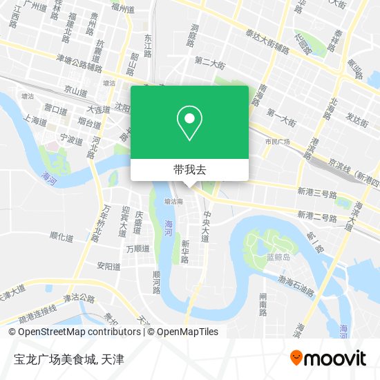 宝龙广场美食城地图