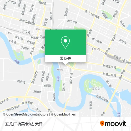 宝龙广场美食城地图