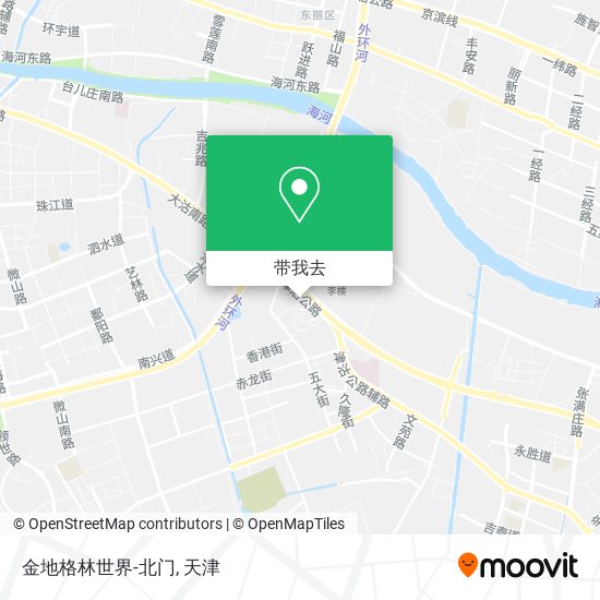 金地格林世界-北门地图