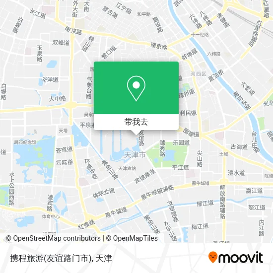 携程旅游(友谊路门市)地图
