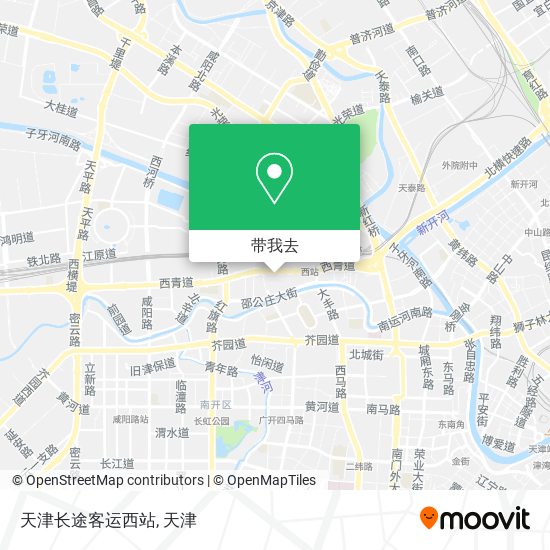 天津长途客运西站地图