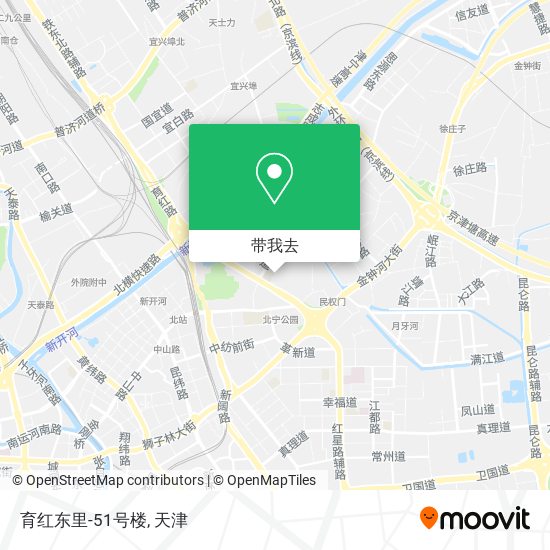 育红东里-51号楼地图