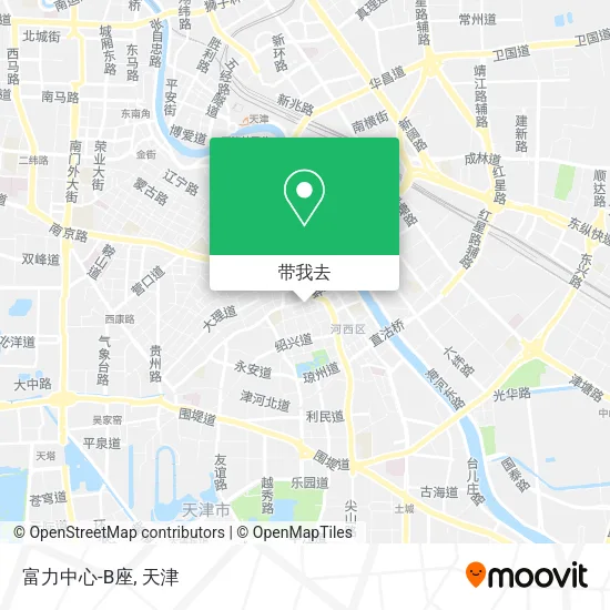 富力中心-B座地图