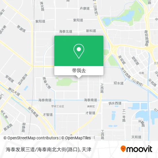 海泰发展三道/海泰南北大街(路口)地图