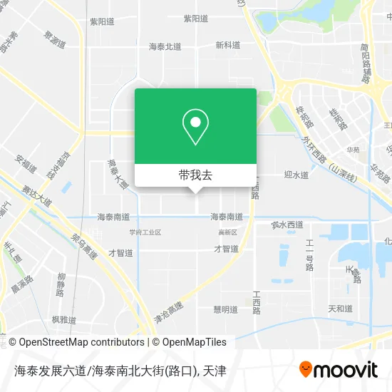 海泰发展六道/海泰南北大街(路口)地图