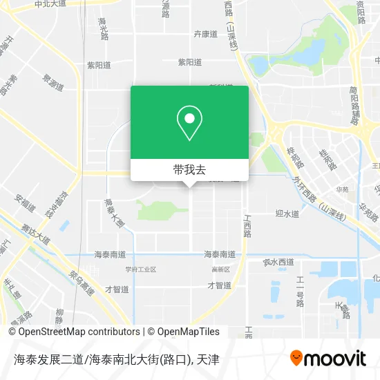 海泰发展二道/海泰南北大街(路口)地图