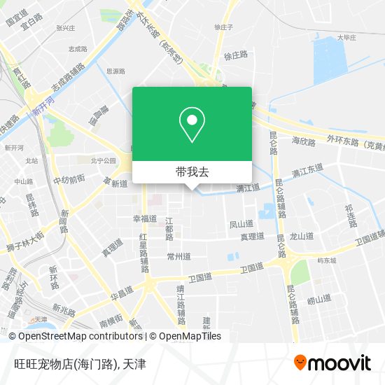 旺旺宠物店(海门路)地图