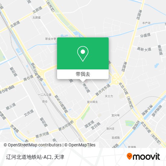 辽河北道地铁站-A口地图
