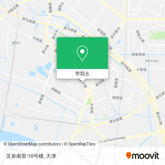 灵泉南里-10号楼地图