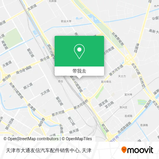 天津市大通友信汽车配件销售中心地图