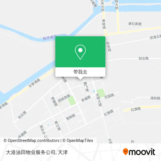 大港油田物业服务公司地图
