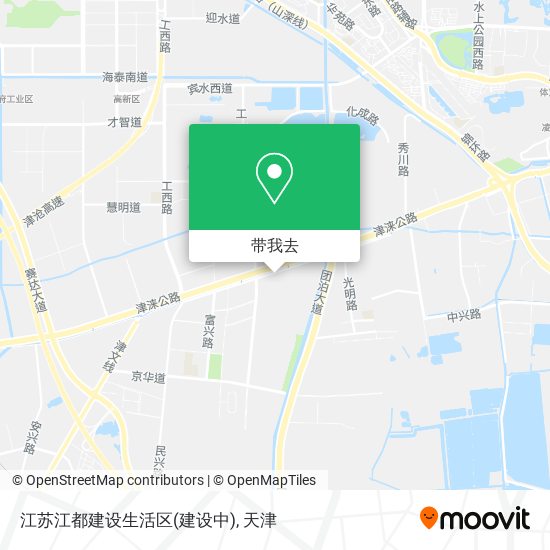 江苏江都建设生活区(建设中)地图