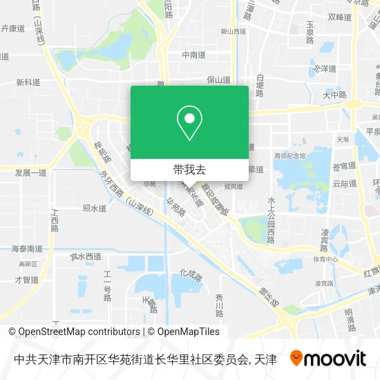 中共天津市南开区华苑街道长华里社区委员会地图