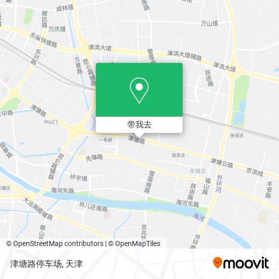 津塘路停车场地图
