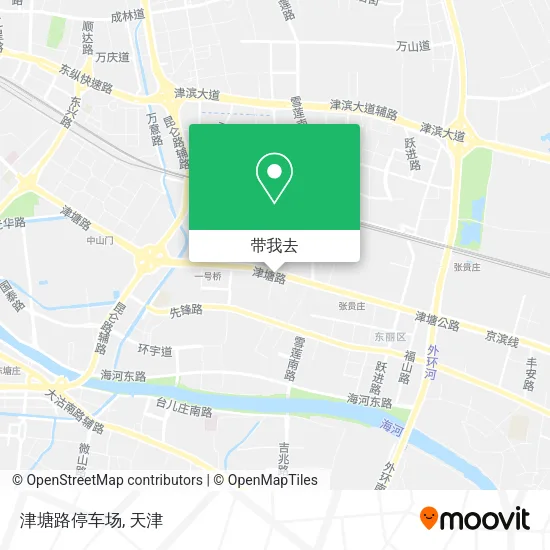 津塘路停车场地图