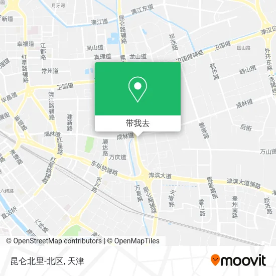 昆仑北里-北区地图