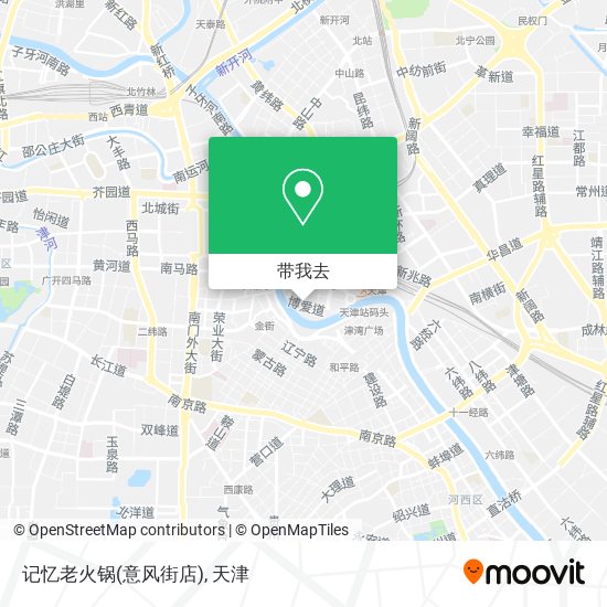 记忆老火锅(意风街店)地图