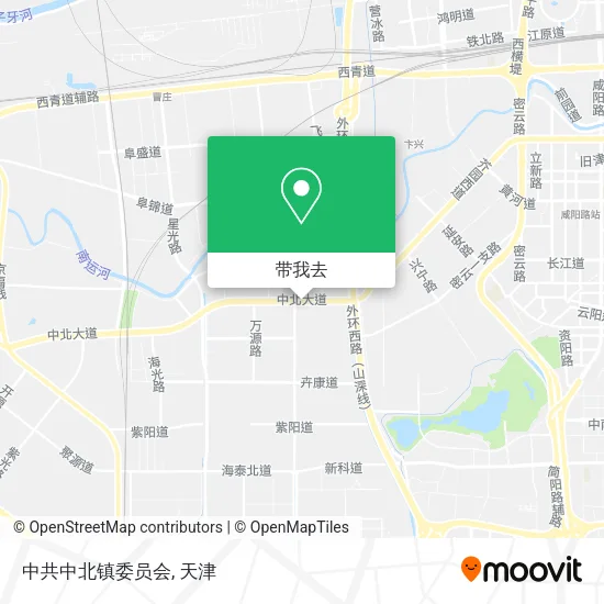 中共中北镇委员会地图