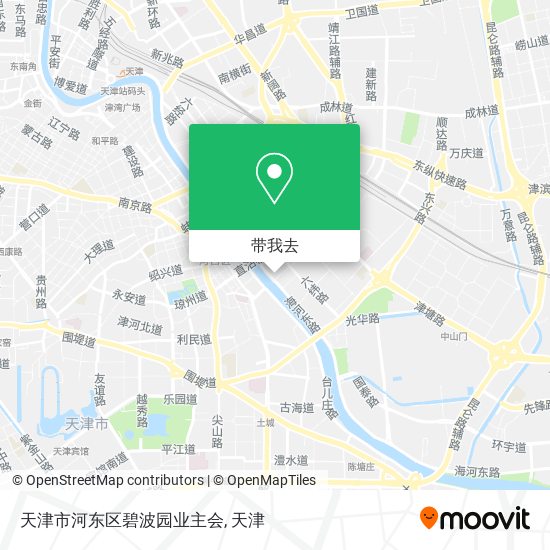 天津市河东区碧波园业主会地图