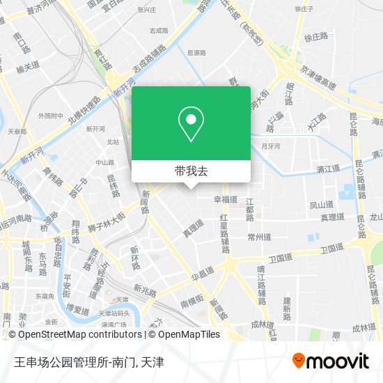 王串场公园管理所-南门地图