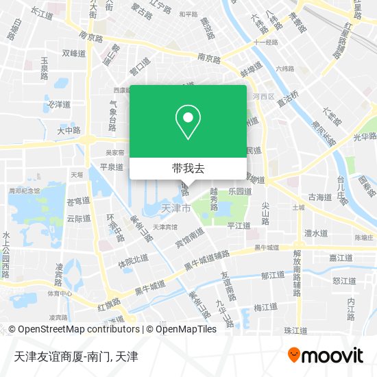 天津友谊商厦-南门地图