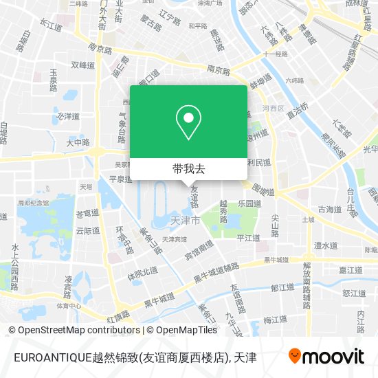 EUROANTIQUE越然锦致(友谊商厦西楼店)地图