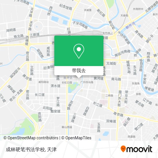 成林硬笔书法学校地图